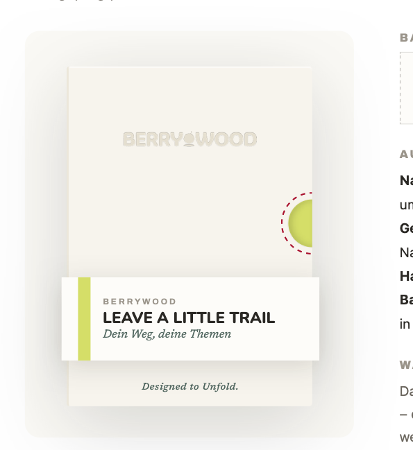 Geschenkverpackung für Firmengeschenke: Berrywood Schuber in Naturweiß mit Banderole im Corporate Design