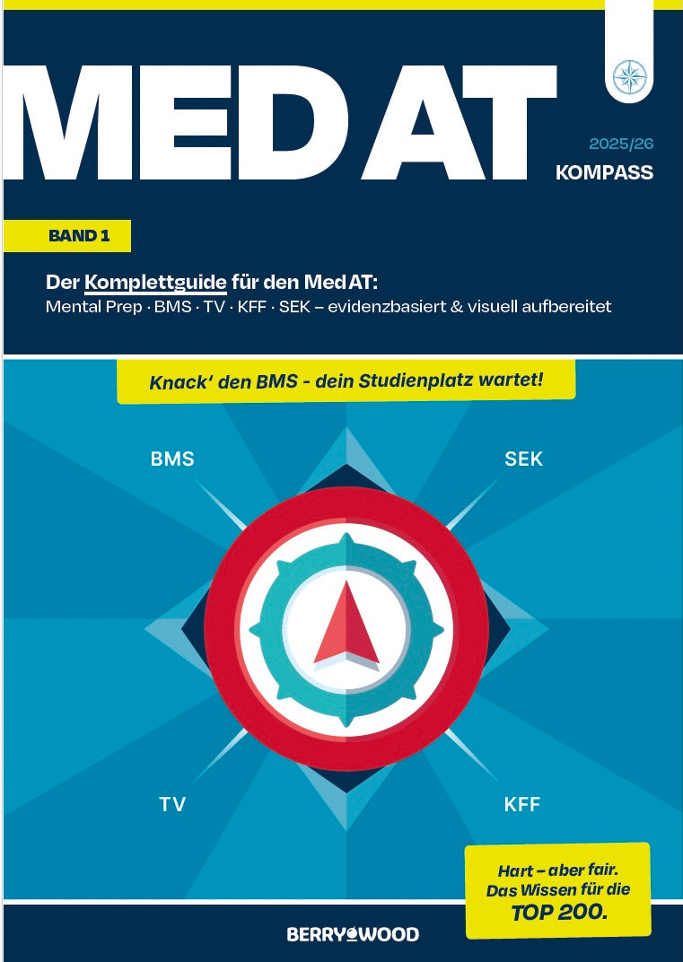 MedAT-Kompass Band 1 – Der Komplettguide für den MedAT von Berrywood