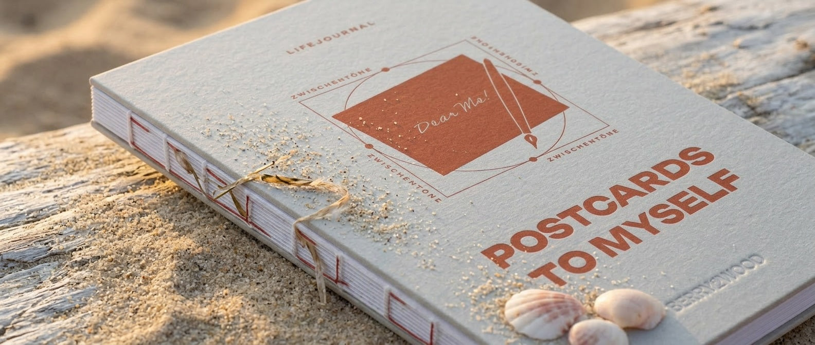 Postcards to Myself Journal am Strand – Postkarten an das eigene Ich